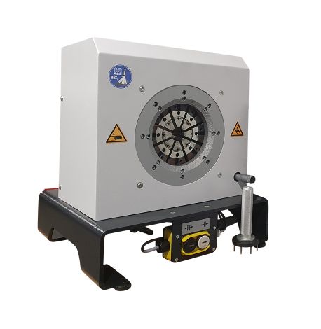 Mobile 12-volt Hydraulic Hose Crimper